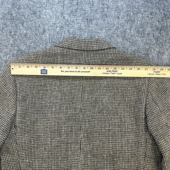 Harris Tweed Blazer Men 40R Brown Wool Vintage Jacket Sport Coat Classic Preppy - Picture 11 of 16